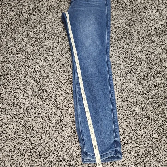 Judy Blue Skinny Fit Hi Rise Ankle Jeans Womens Sz 11/30 Stretch Faded Front - Picture 6 of 7